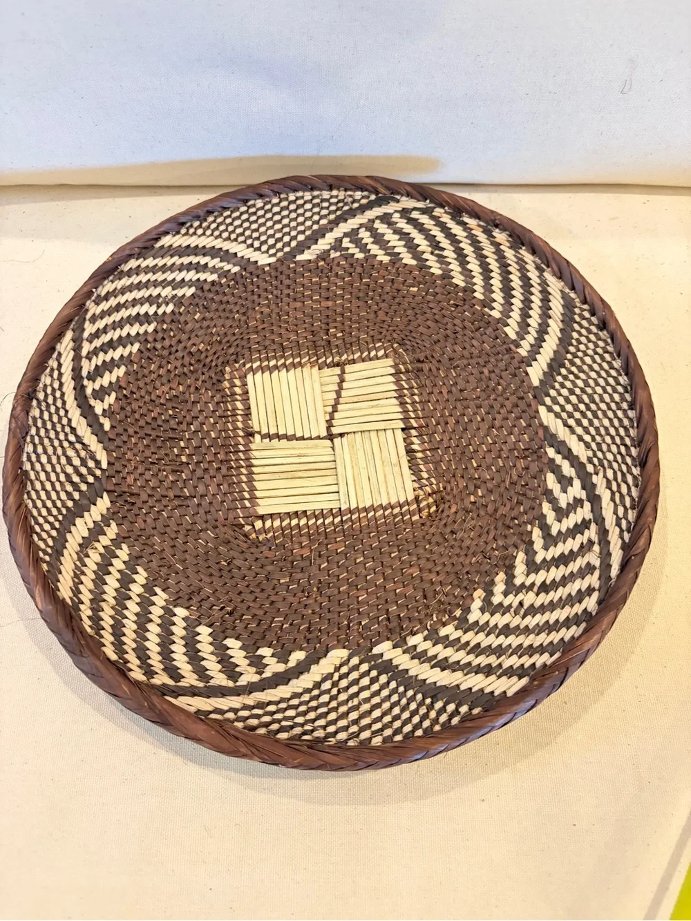 NEW Africa Woven Basket. Made by the Binga people of Zambia/Zimbabwe